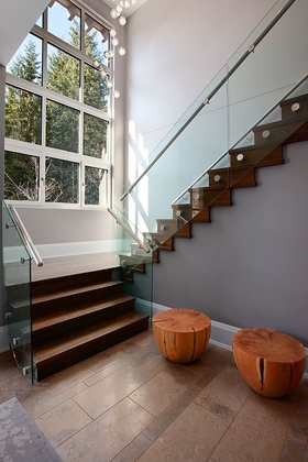 stairs at 7449 Treetop Lane, Nesters, Whistler