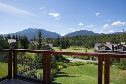 Deck at 21 - 4644 Blackcomb Way, Benchlands, Whistler Deck at 21 - 4644 Blackcomb Way, Benchlands, Whistler