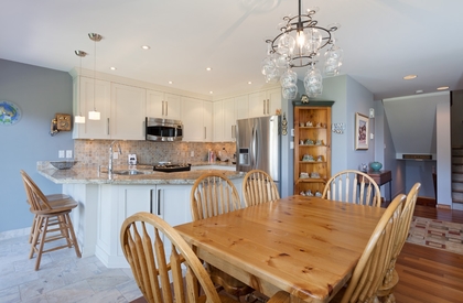 Dining and Kitchen at 21 - 4644 Blackcomb Way, Benchlands, Whistler