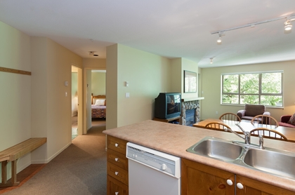 Kitchen and Hallway at #303 - 4314 Main Street, Whistler Village, Whistler