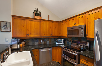 Kitchen at 2 - 4652 Blackcomb Way, Benchlands, Whistler