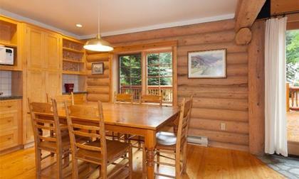 dinning room at 2737 Coyote Place, Bayshores, Whistler
