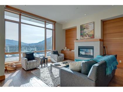 Fireplace at 5 - 8400 Ashleigh Mcivor Drive, Rainbow, Whistler