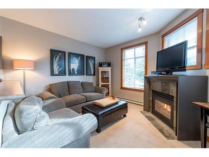 Living Room at 101 - 4405 Blackcomb Way, Whistler Village, Whistler