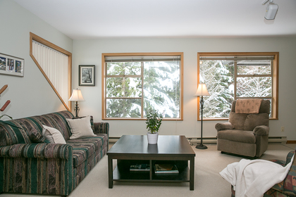 Living Room at 1005 - 3050 Hillcrest Drive, Alta Vista, Whistler