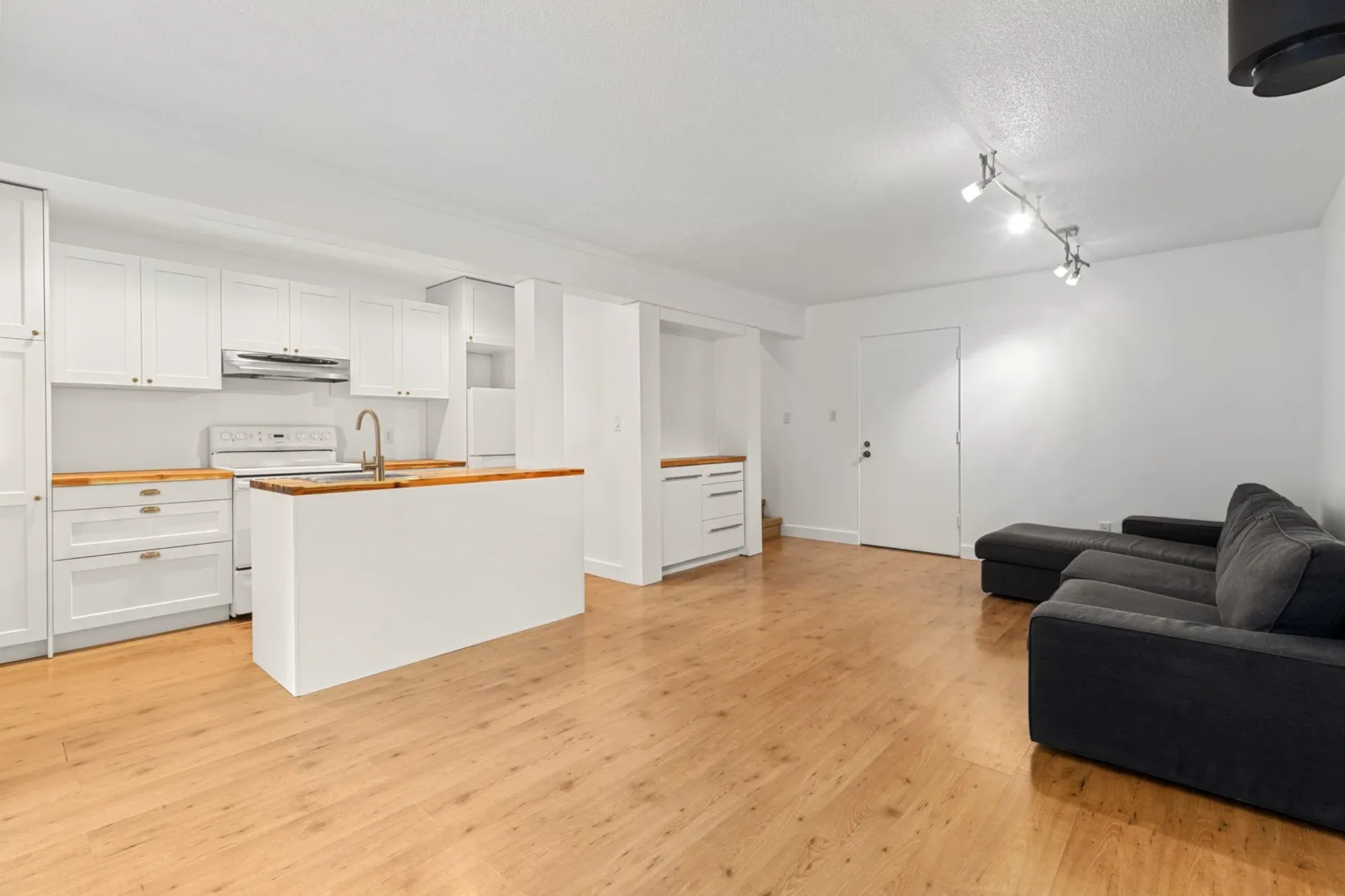 Kitchen and Living Room